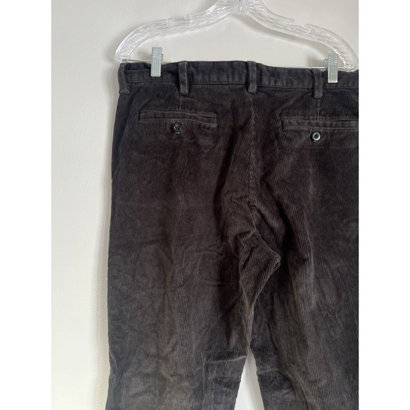 Vintage LL Bean Corduroy Pants Comfort Waist 36x30 Straight Leg Y2K Brown New - Picture 7 of 7